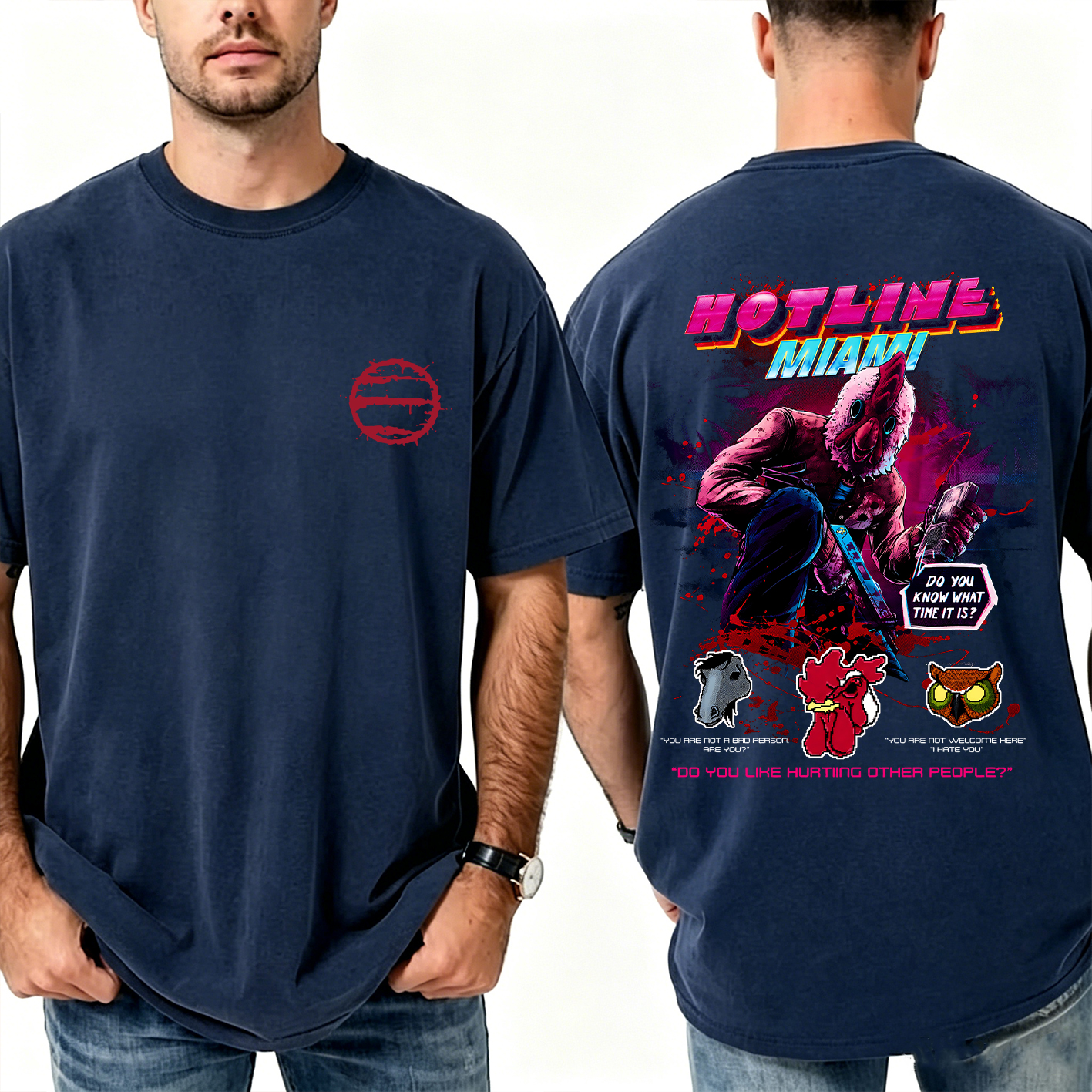 Hotline Miami Unisex Washed T-Shirt