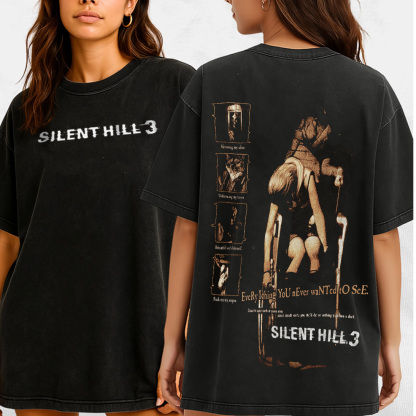 silenthill3 Retro Washed T-Shirt