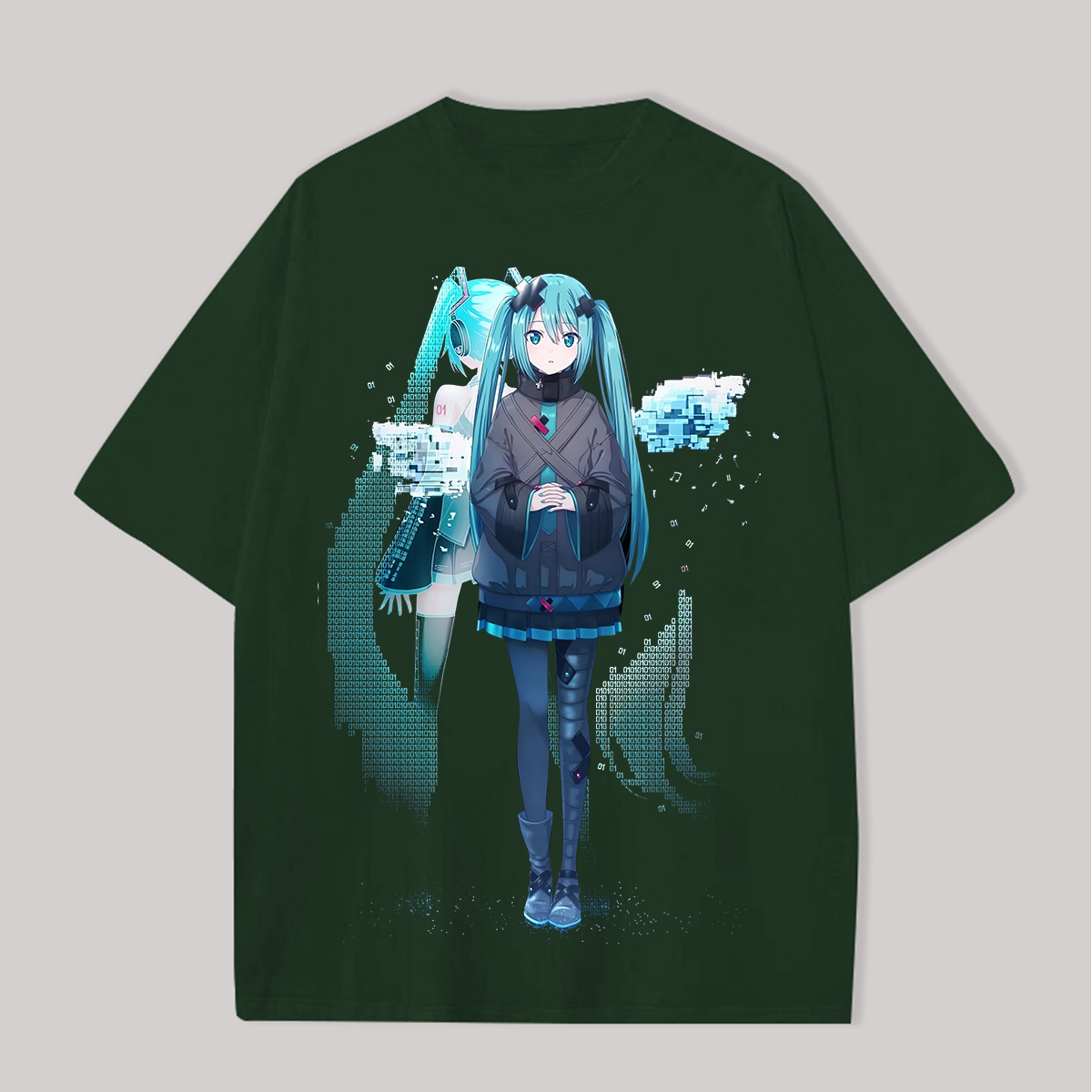 Hatsune Miku Printed Oversized Unisex T-shirts
