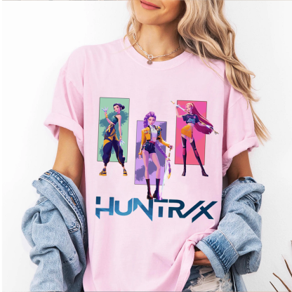 Huntrix - K -pop Demon Hunter Character 2025  Unisex T-shirt/Crewneck/Hoodie