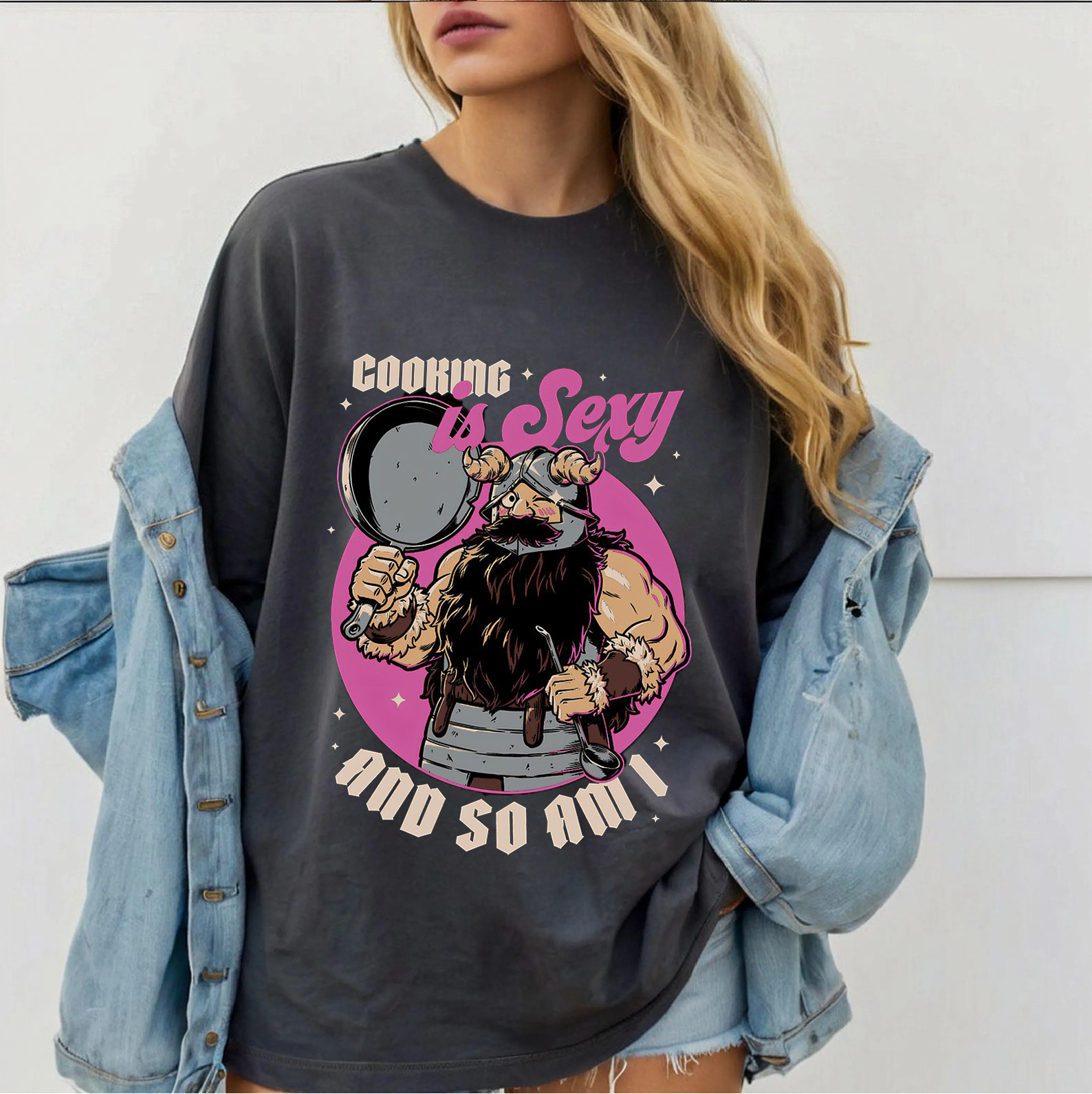 Cooking Is Sexy And So Am i ,Delicious in Dungeon Anime Funny Unisex T-shirt/Crewneck/Hoodie