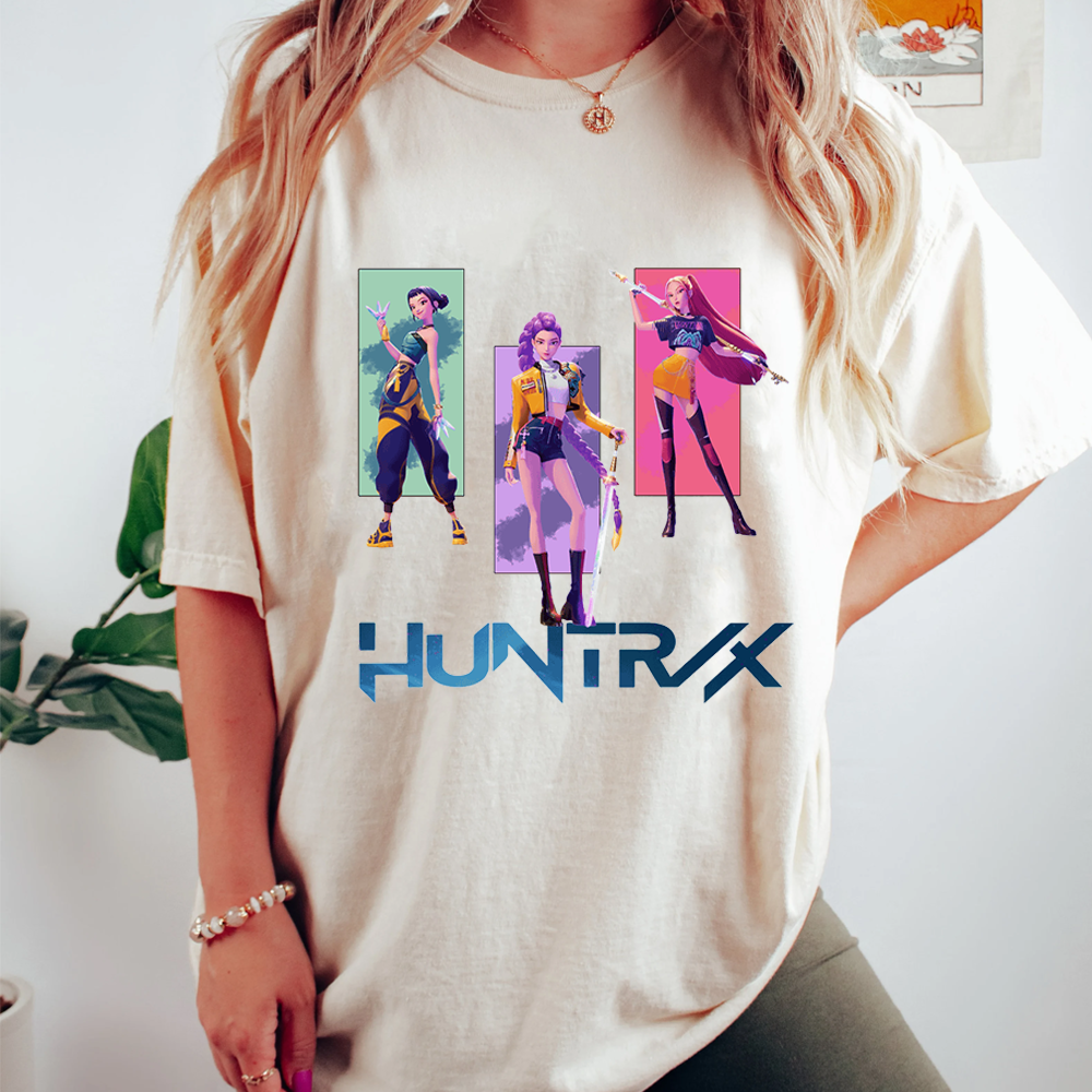 Huntrix - K -pop Demon Hunter Character 2025  Unisex T-shirt/Crewneck/Hoodie