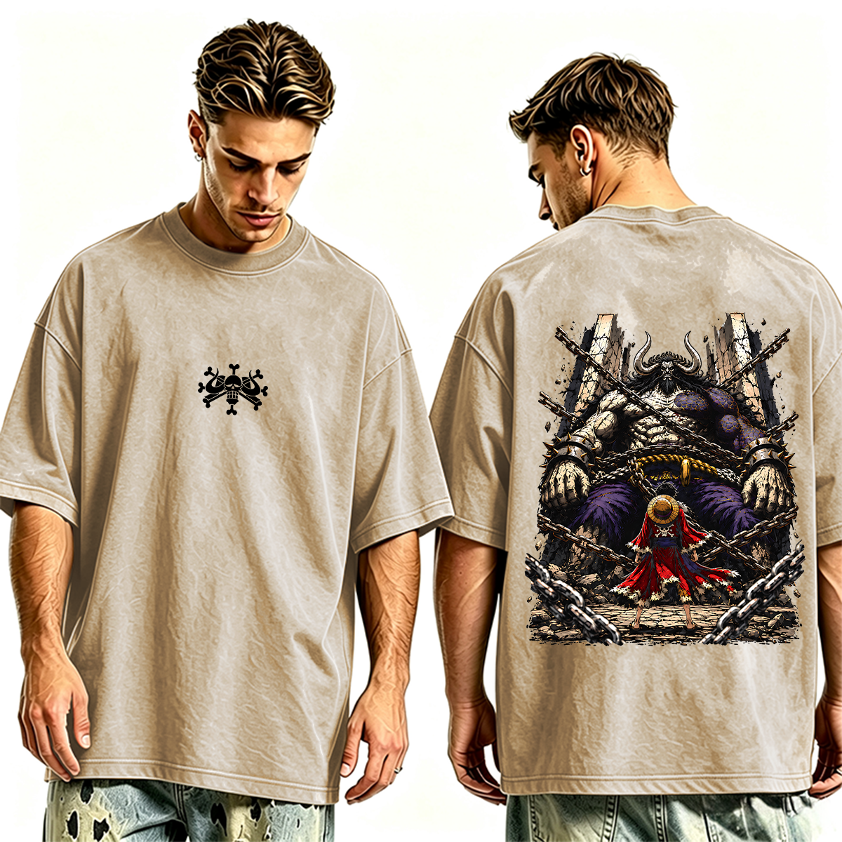 Unleashing Sun God Gear 5One Piece  Oversized T-shirt/Crewneck/Hoodie