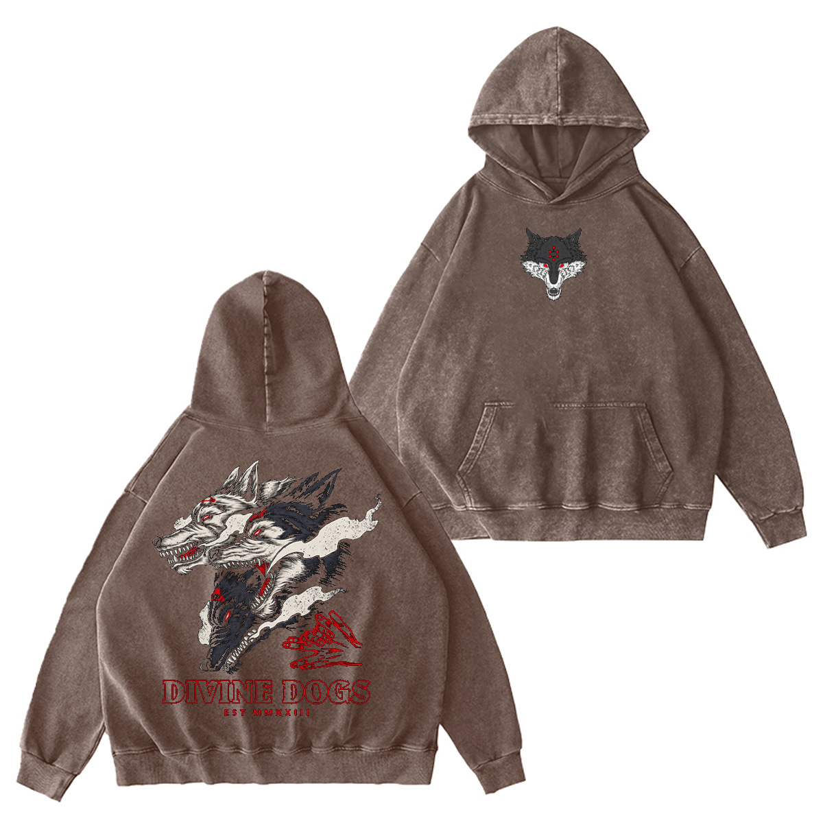 Divine Dogs Jujutsu Kaisen Oversized T-shirt/Crewneck/Hoodie