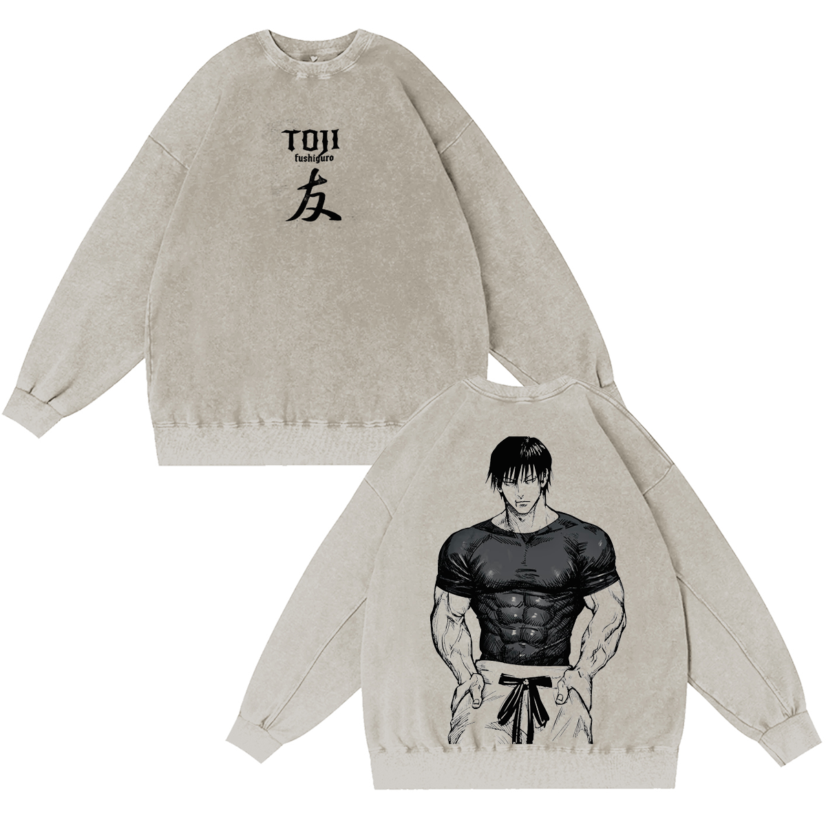 Jujutsu Kaisen Anime Washed T-shirt/Crewneck/Hoodie