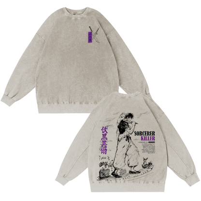 Jujutsu Kaisen Anime Washed T-shirt/Crewneck/Hoodie