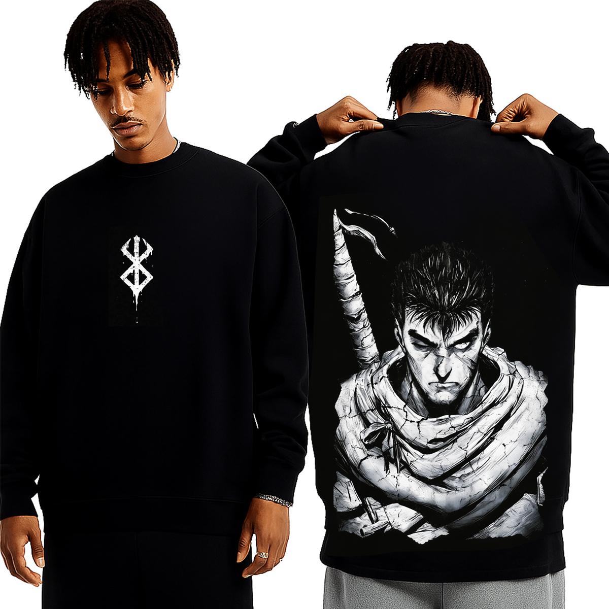 Berserk 'The Struggler Unisex Oversized T-shirt/Crewneck/Hoodie
