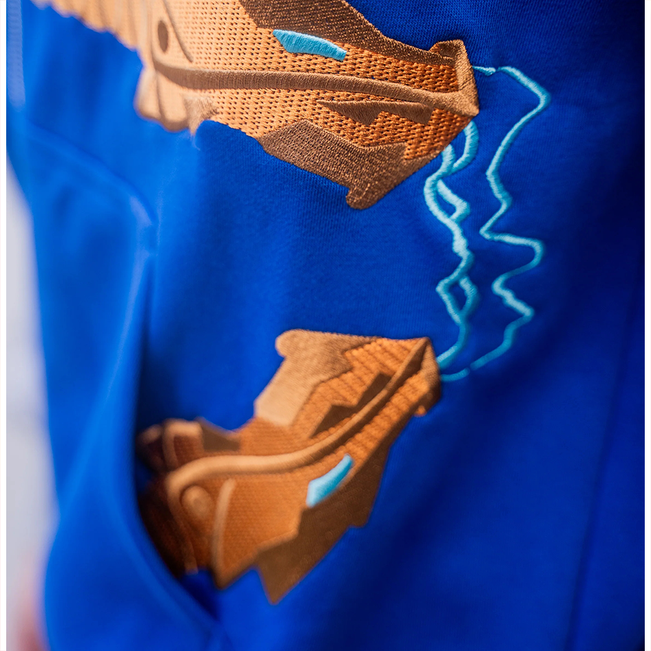 Lightning Unisex Zip Up Hoodie