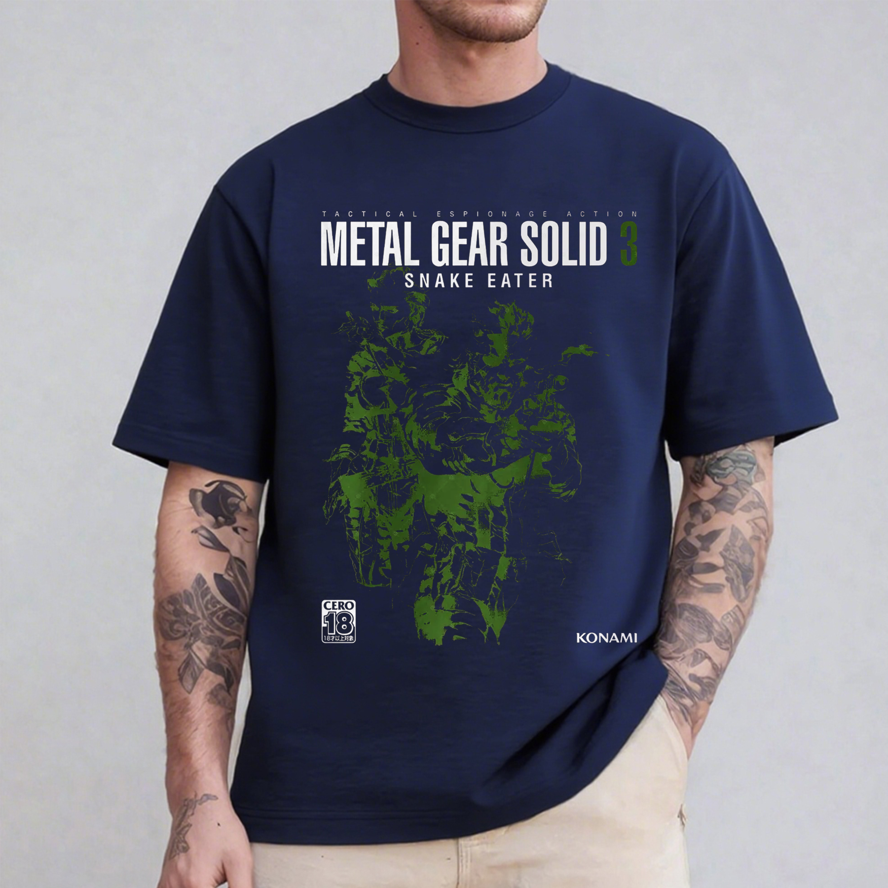 Metal Gear Solid 3 Snake Awesome Pure Cotton Unisex T-shirt