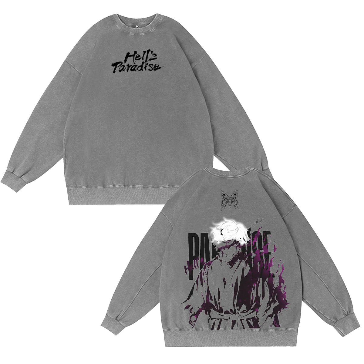 Hell's Paradise Washed T-shirt/Crewneck/Hoodie