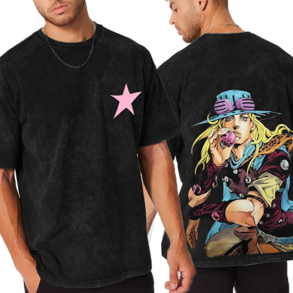 JoJo’s Bizarre Adventure: Steel Ball Run Washed T-shirt/Crewneck/Hoodie