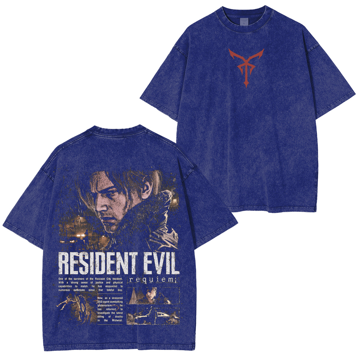 Resident Evil Requiem Washed T-shirt/Crewneck/Hoodie