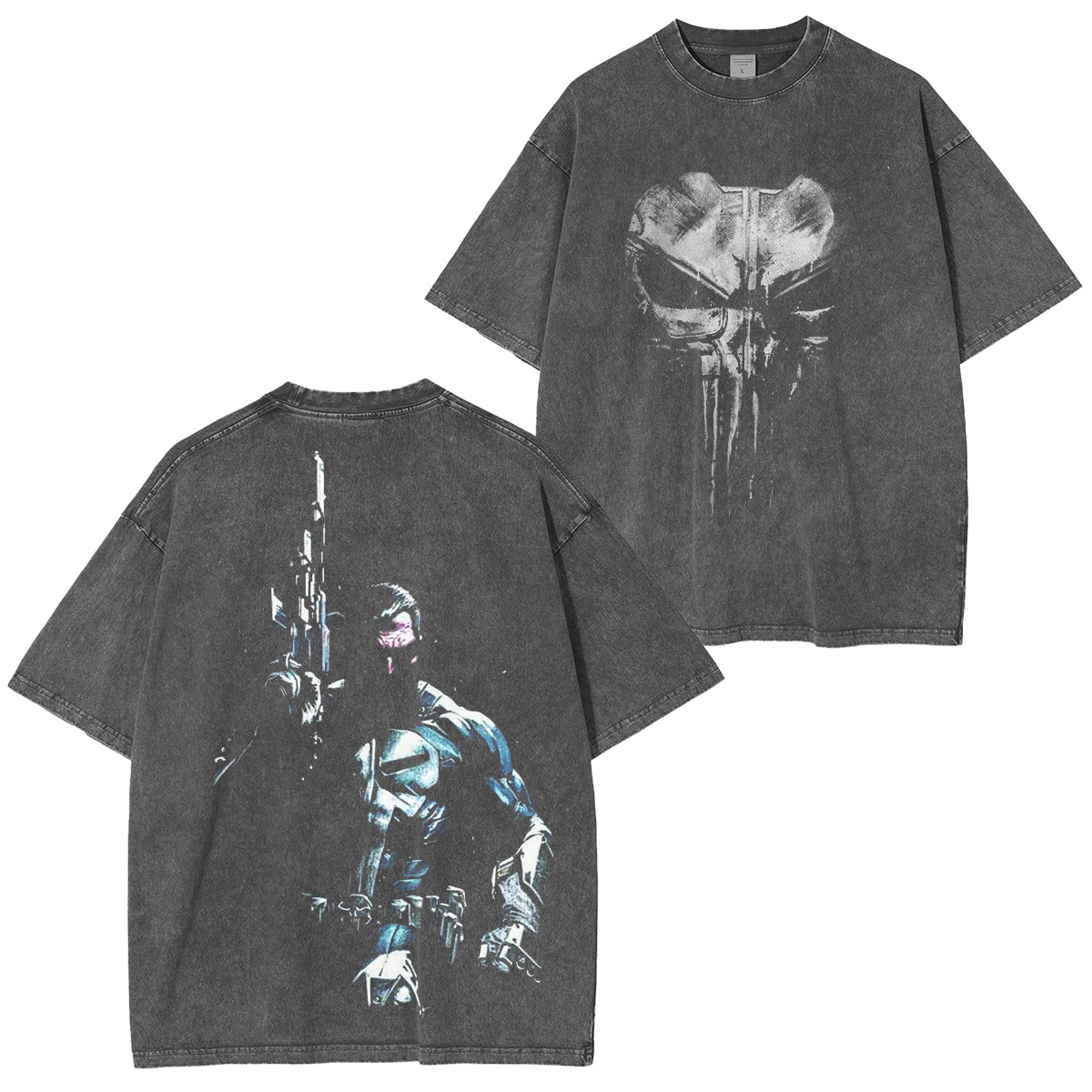 Darc Sport Exclusive Punisher Limited Edition Unisex  Washed T-Shirt/Hoodie/Pullover Sweatshirt