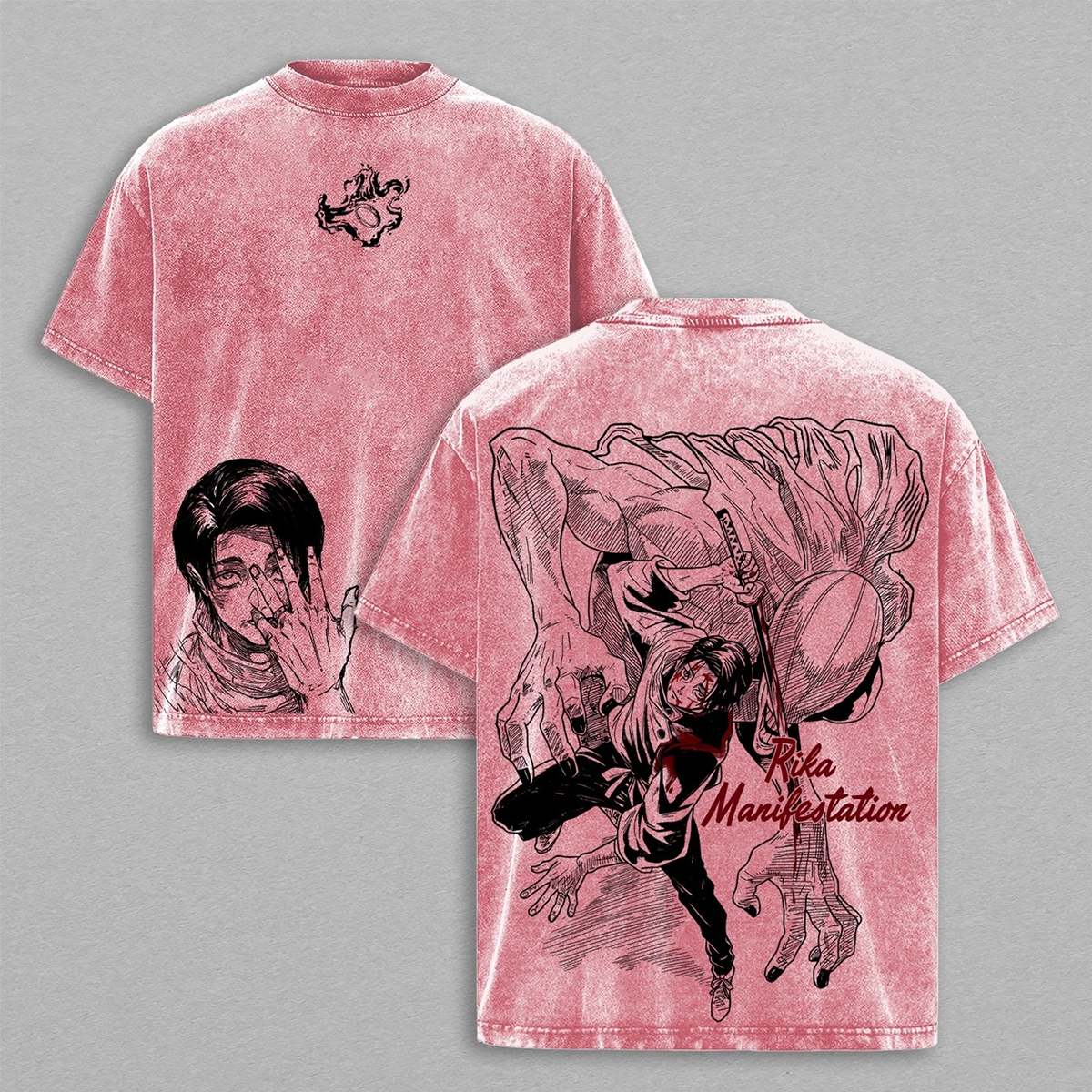 Jujutsu Kaisen Vintage Unisex  Washed T-Shirt