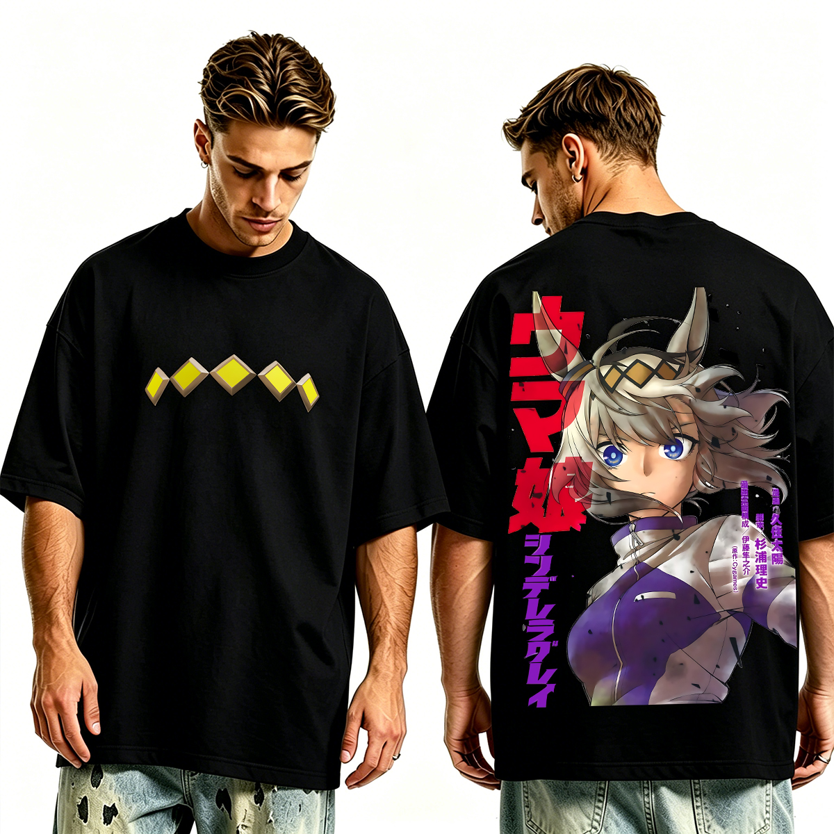 Umamusume Vintage Oversized T-shirt/Crewneck/Hoodie
