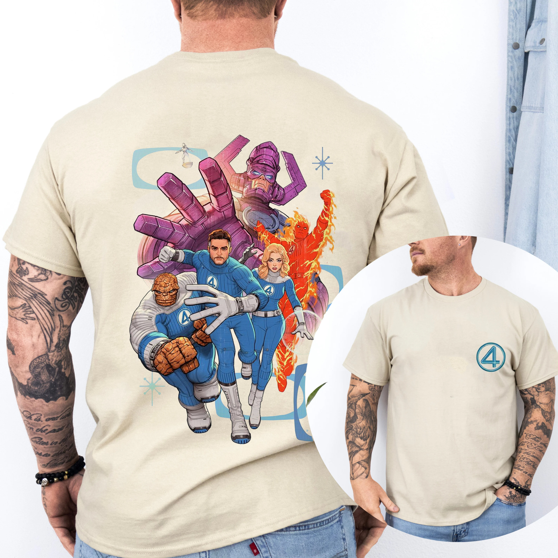 Fantastic Four V2 Oversized Unisex Shirt