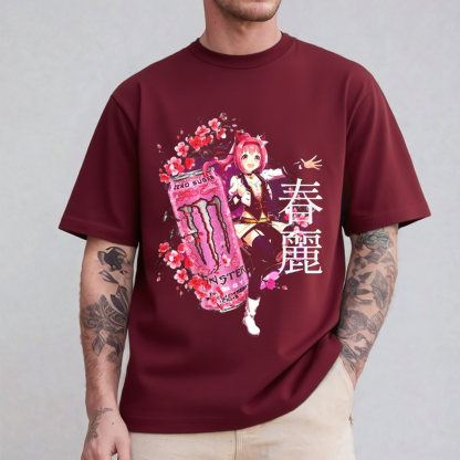 Haru Urara Uma Musume Sakura Monster Energy Unisex Shirt/Crewneck/Hoodie