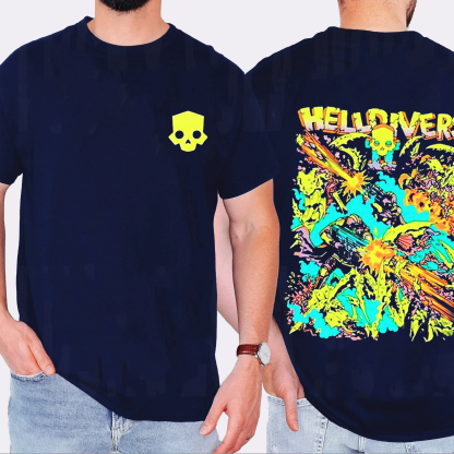 Helldivers 2 Vintage Unisex Washed T-Shirt