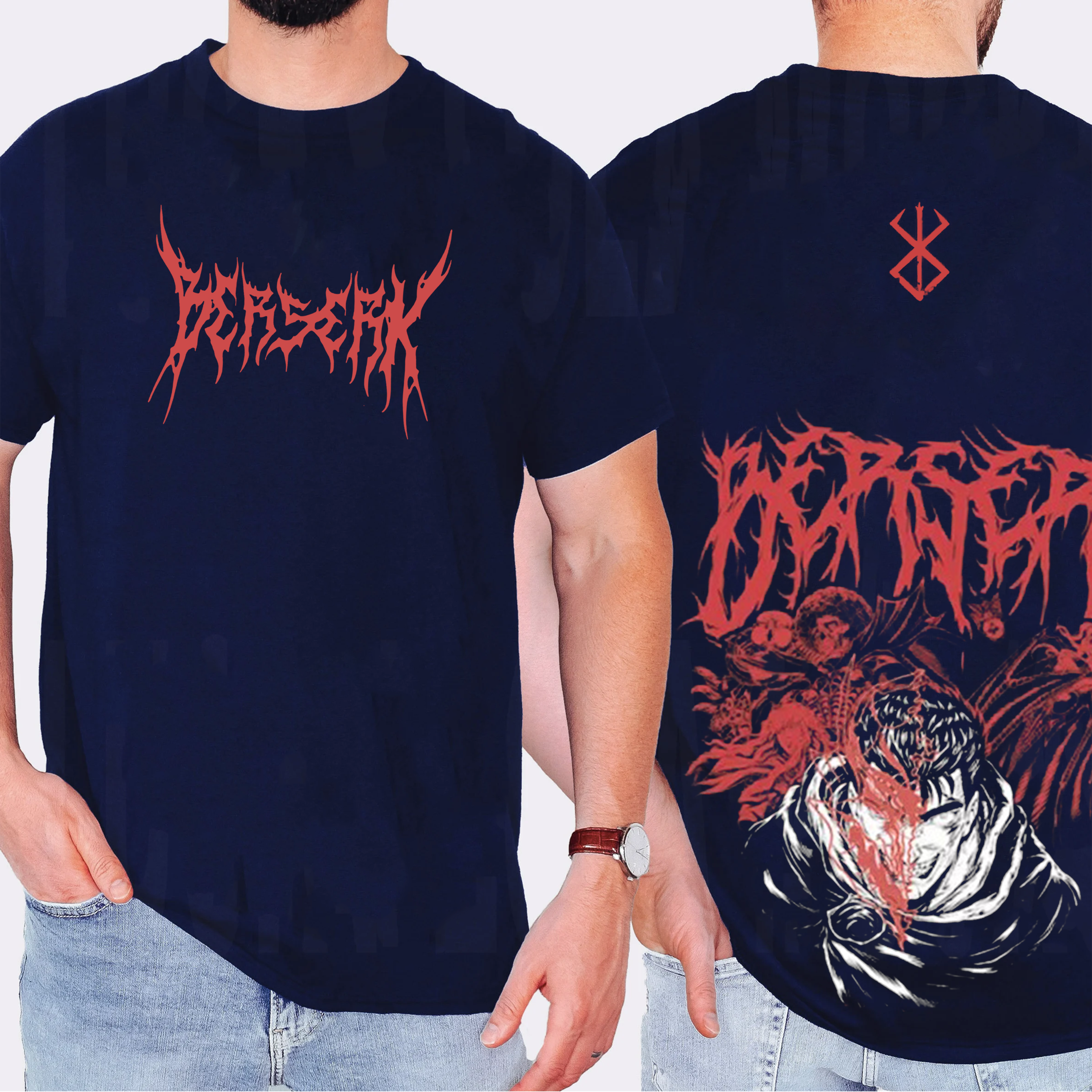 Berserk Black Swordsman Anime Unisex Shirt/Crewneck/Hoodie