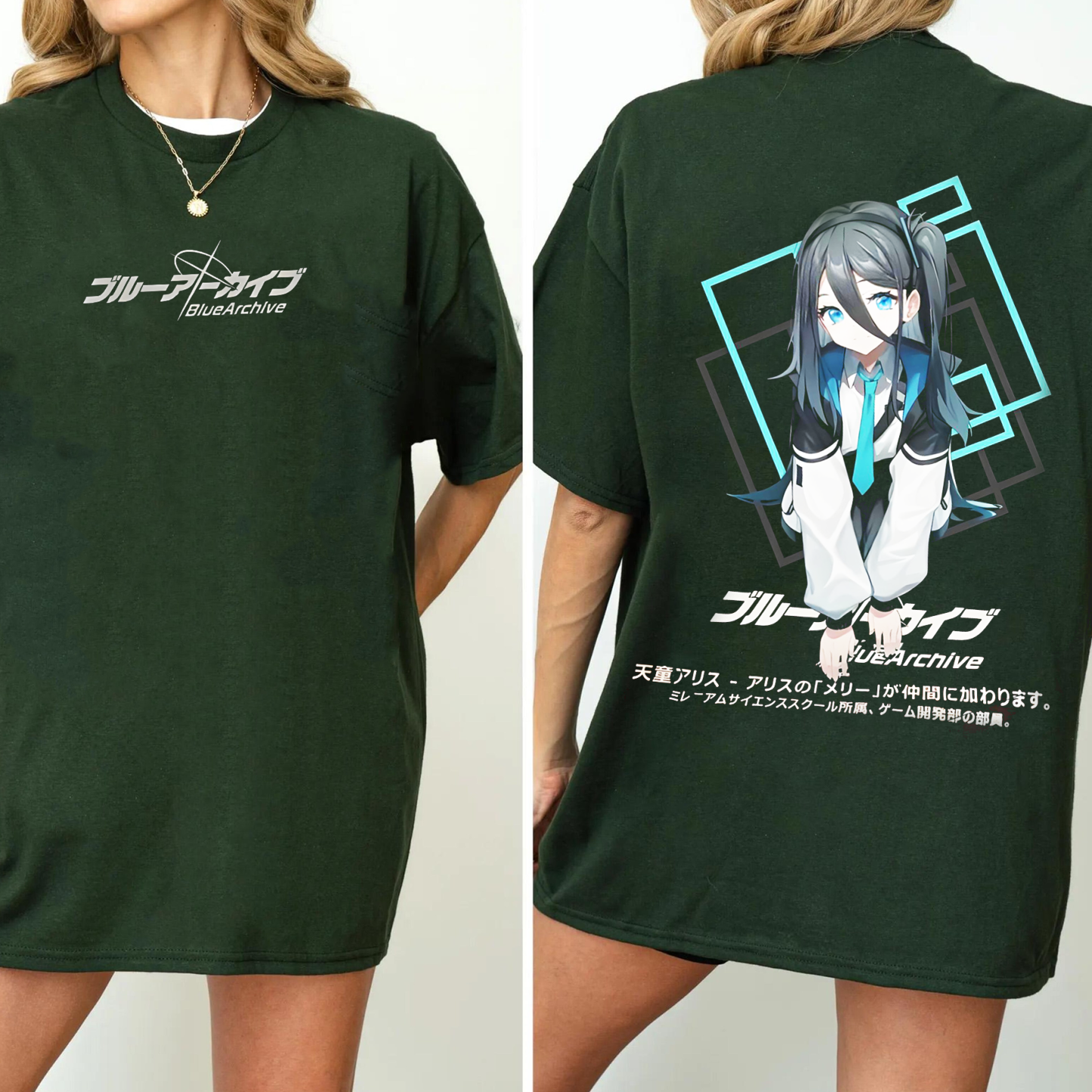 Kaos Game Anime Blue Archive Arisu Unisex Shirt/Crewneck/Hoodie