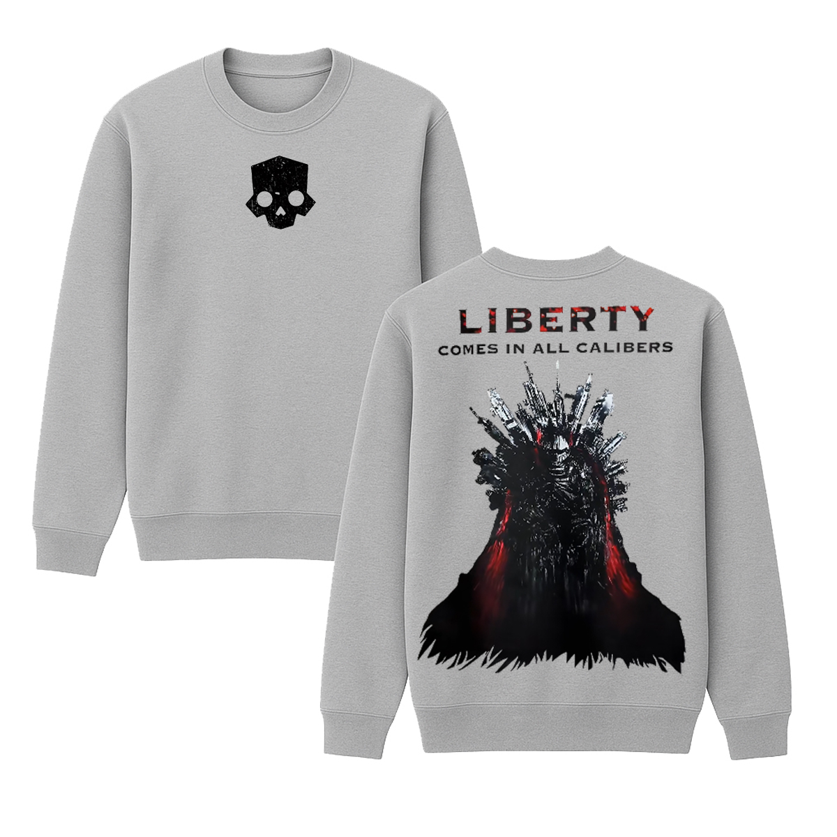 LIBERTY COMES IN ALL CALIBERS Unisex Washed T-Shirt