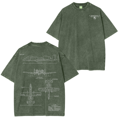 Fairchild-Republic A-10 Thunderbolt II Washed T-shirt/Crewneck/Hoodie