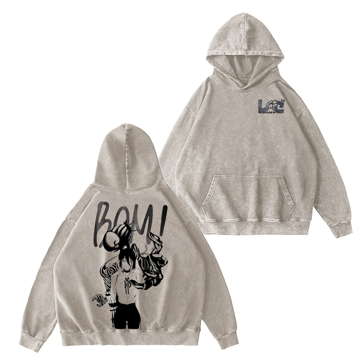 Chainsaw Man Vintage Washed T-shirt/Crewneck/Hoodie