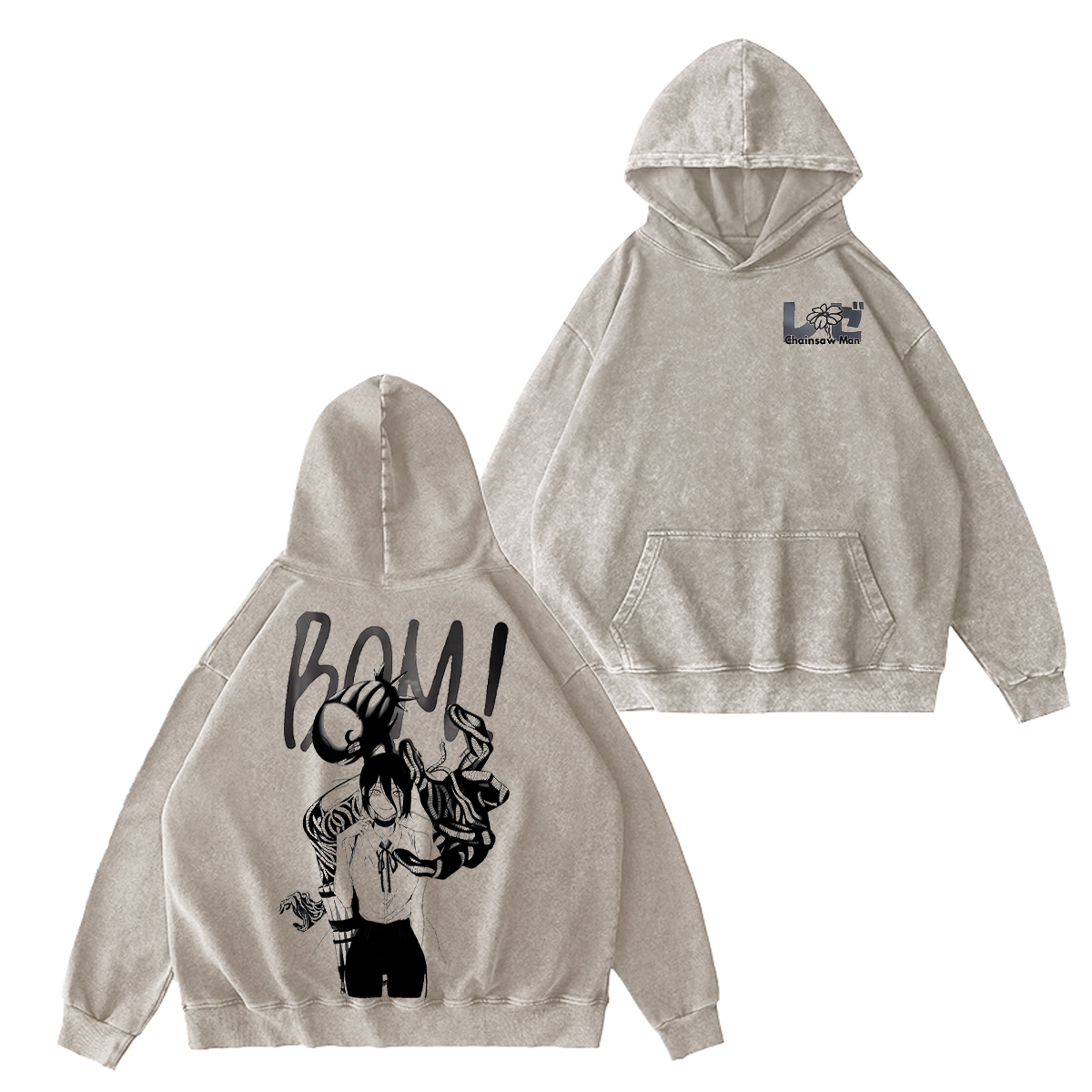 Chainsaw Man Vintage Washed T-shirt/Crewneck/Hoodie