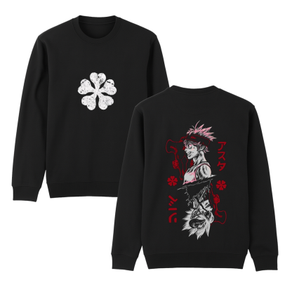 Black Asta Clover Unisex Anime T-Shirt/Crewneck/Hoodie