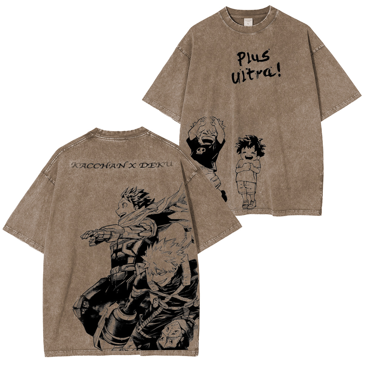 My Hero Academia Vintage Washed T-shirt/Crewneck/Hoodie