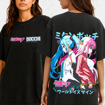 Playera Unisex Estampado Hatsune Miku Anime