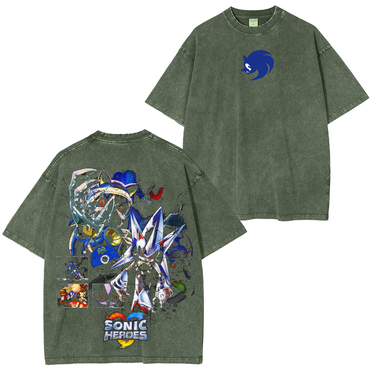 Sonic Heroes Vintage Washed T-shirt/Crewneck/Hoodie