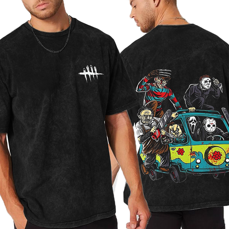 Horror Friends O Neck Cool Summer T Shirts