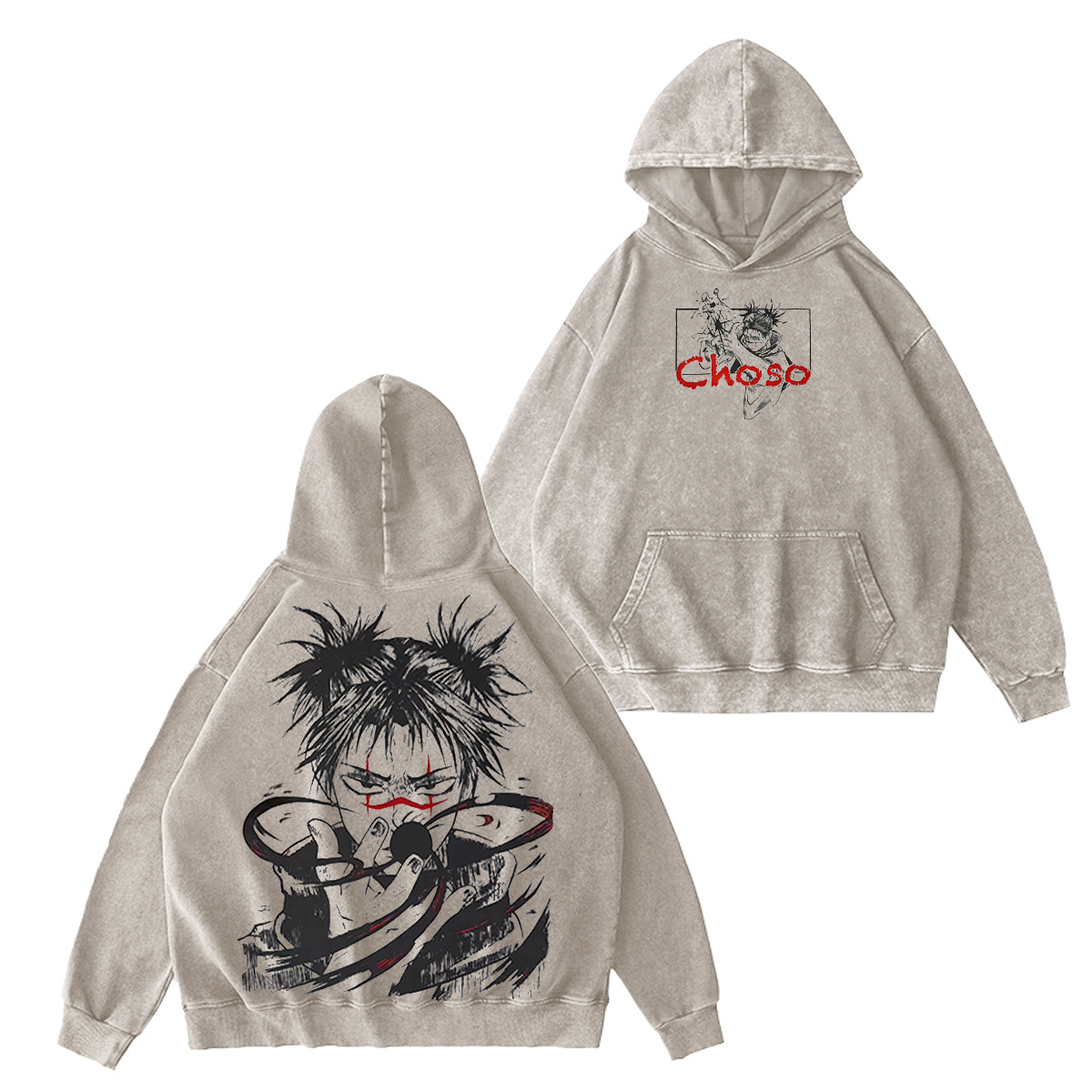 Choso Jujutsu Kaisen Vintage Washed T-shirt/Crewneck/Hoodie