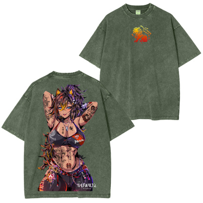 FTame and sand unite Dehya Genshin warriors Vintage Washed T-shirt/Crewneck/Hoodie