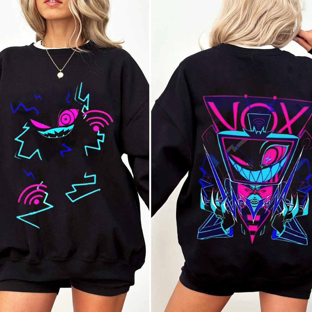 Hazbin Hotel Vox  Oversized Unisex T-shirt/Crewneck/Hoodie