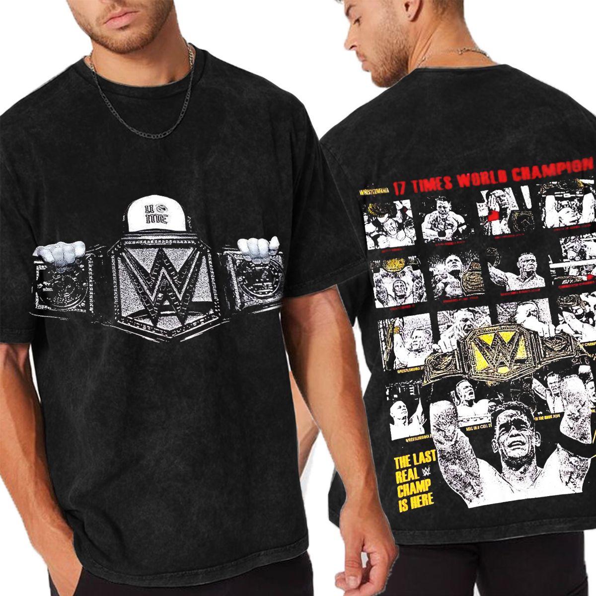 John Cena 17x Champion WWE Legacy Oversized T-shirt/Crewneck/Hoodie