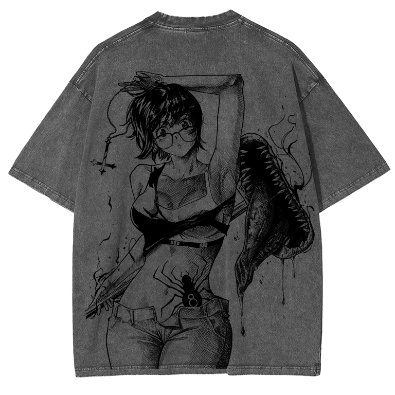 Hunter x Hunter double printed vintage tee