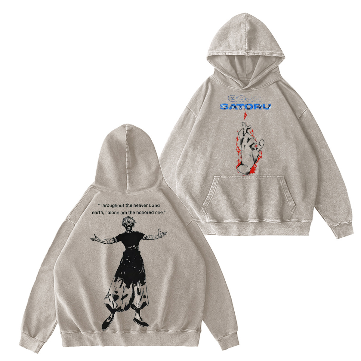 Satoru Gojo Jujutsu Kaisen Oversized T-shirt/Crewneck/Hoodie