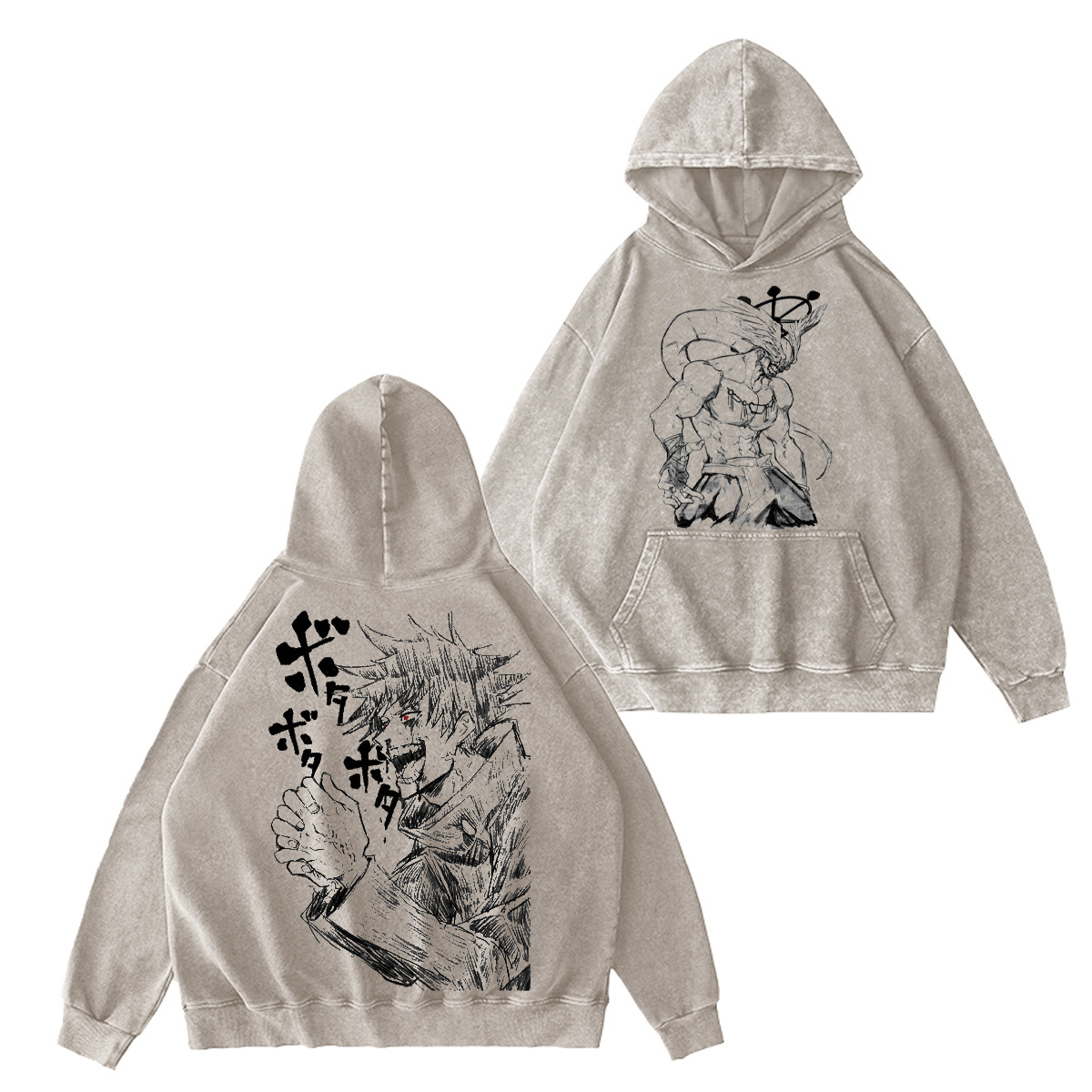 Mahoraga Jujutsu Kaisen Anime Oversized T-shirt/Crewneck/Hoodie