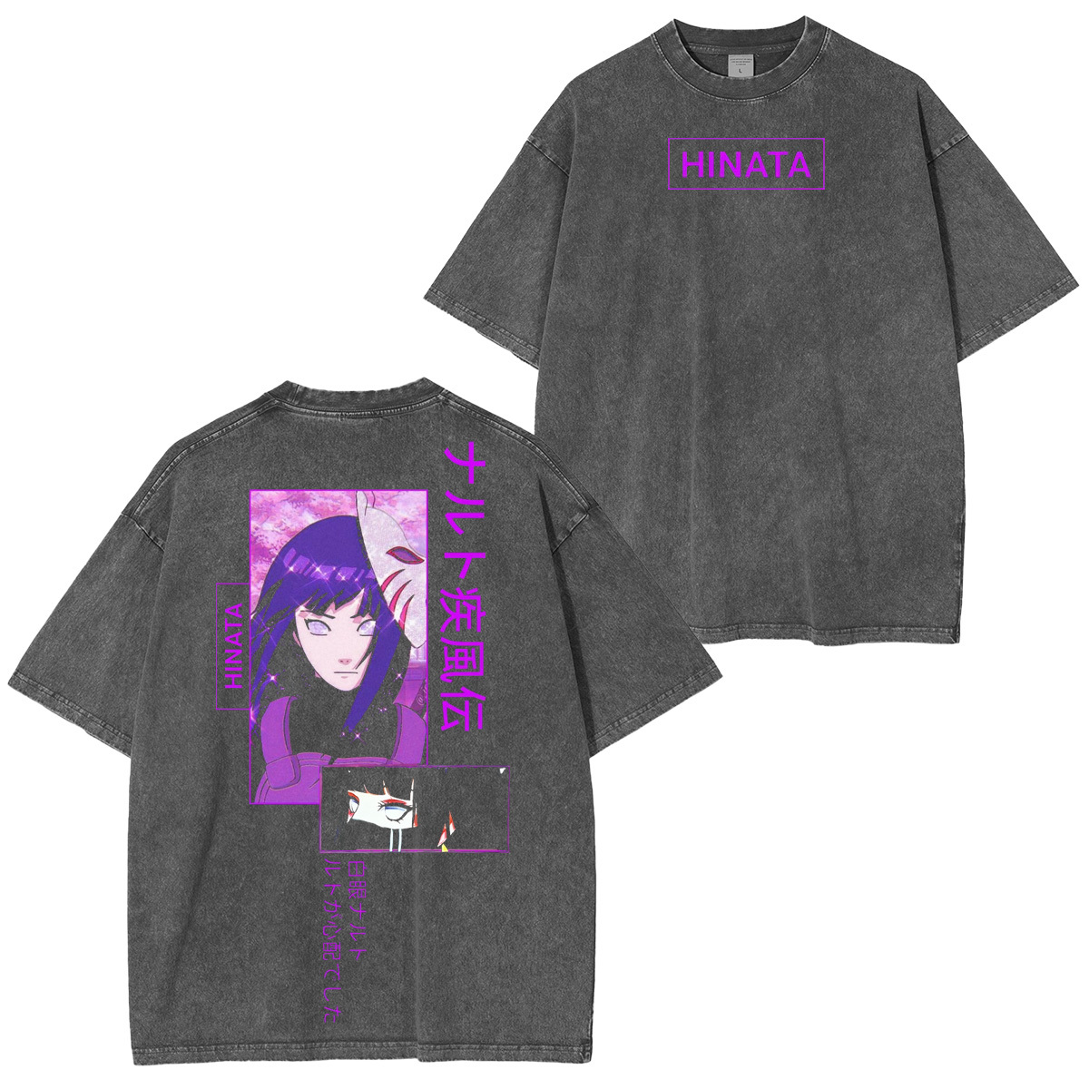 Hinata Hyuga Naruto Washed T-shirt/Crewneck/Hoodie