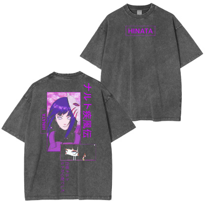 Hinata Hyuga Naruto Washed T-shirt/Crewneck/Hoodie
