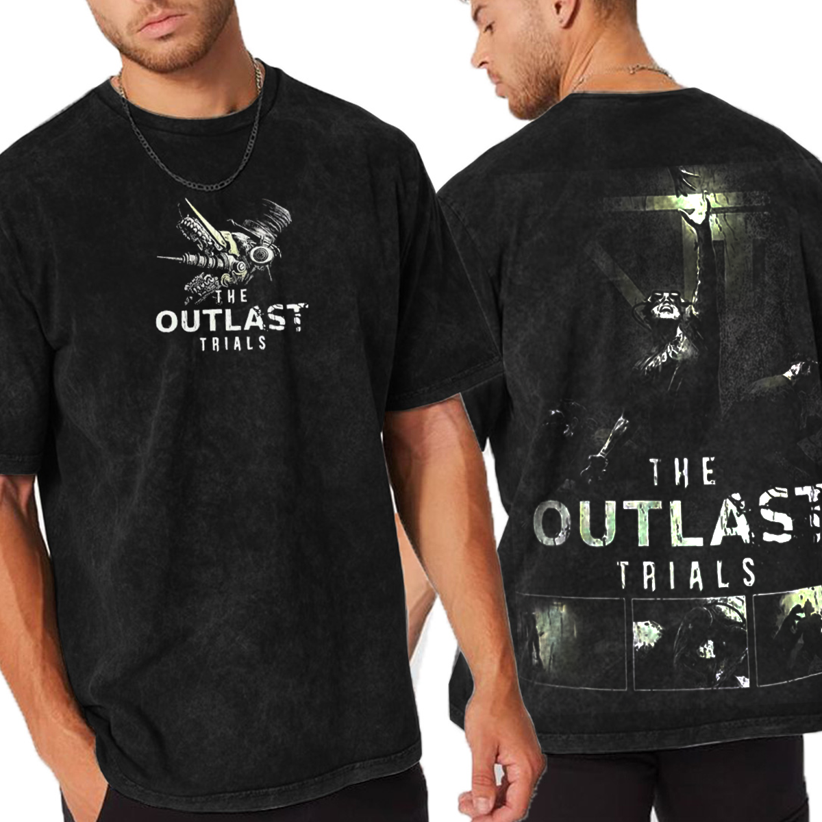 The OUTLAST Trials Game Washed T-shirt/Crewneck/Hoodie