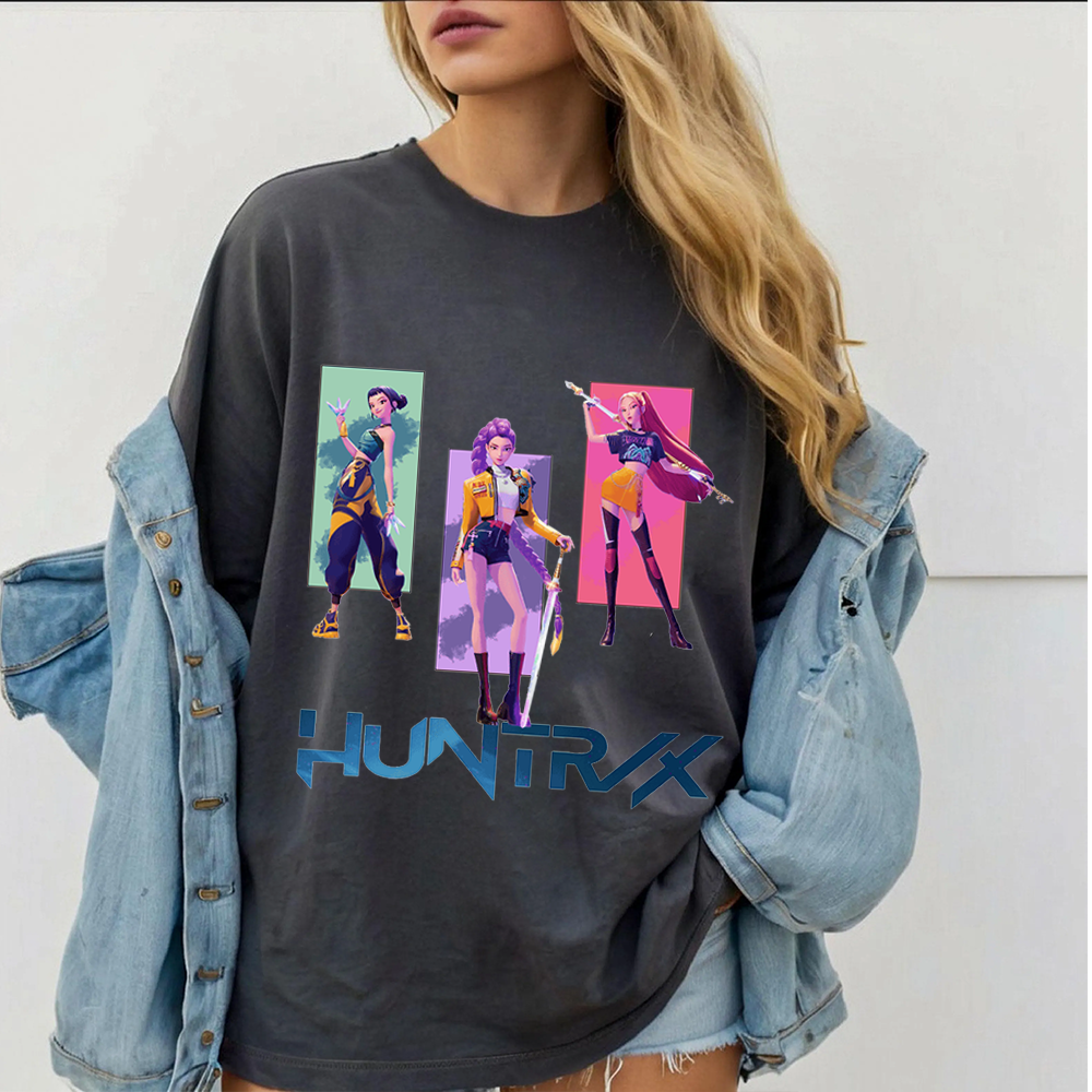 Huntrix - K -pop Demon Hunter Character 2025  Unisex T-shirt/Crewneck/Hoodie
