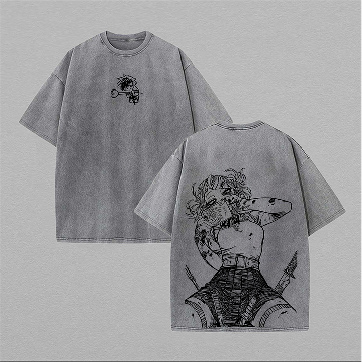 Himiko Toga Printed Unisex Washed T-Shirt