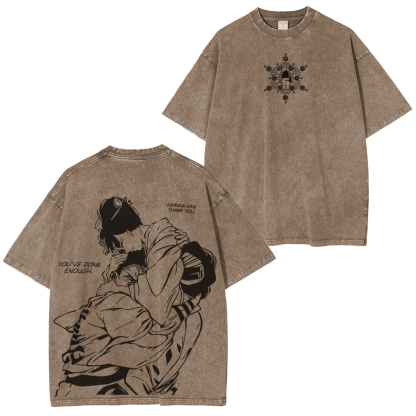 Akazavskoyuki Demon Slayer Washed Unisex T-Shirt