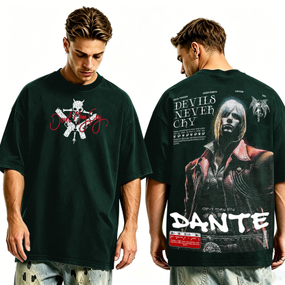 Dante — Devil May Cry Vintage Washed T-shirt/Crewneck/Hoodie