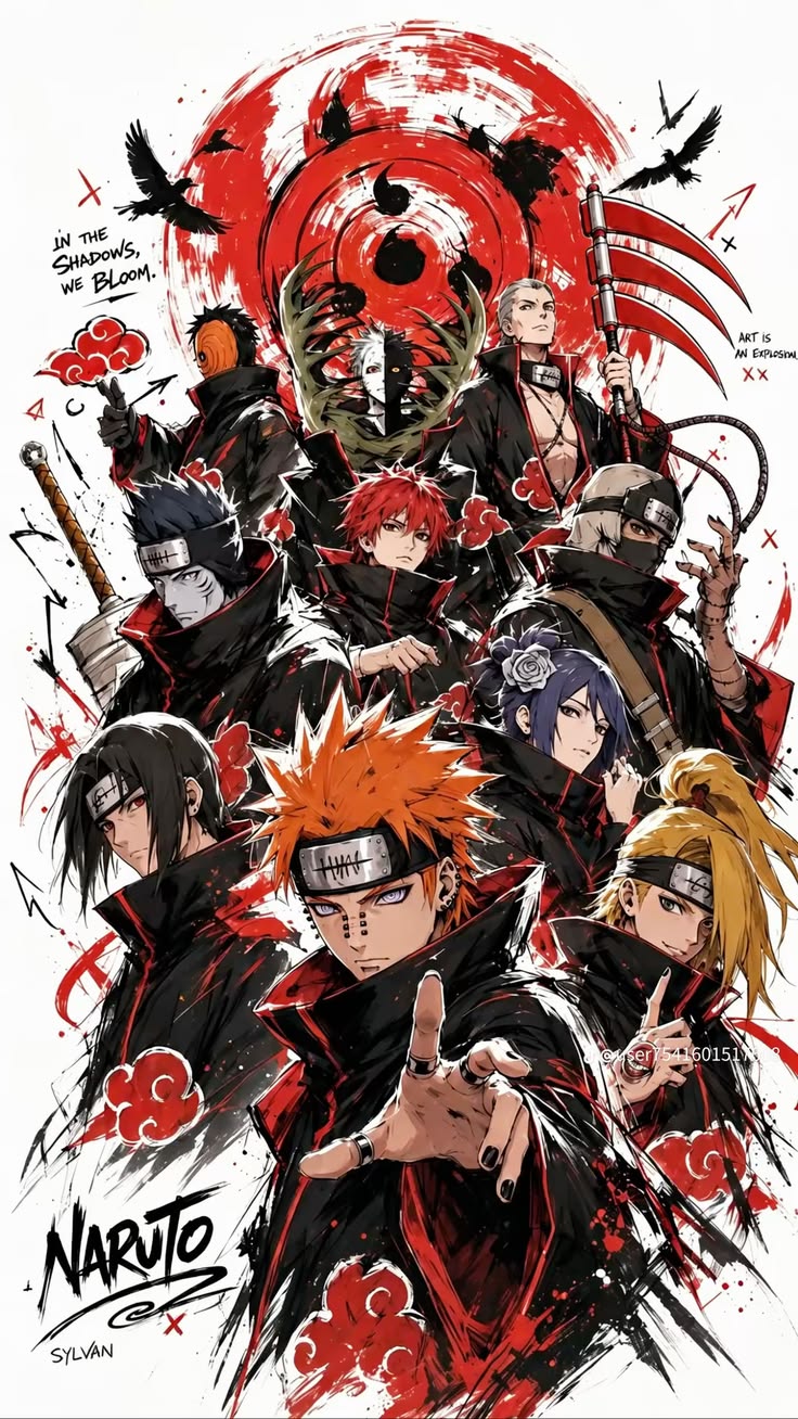 Akatsuki Naruto Oversized T-shirt/Crewneck/Hoodie