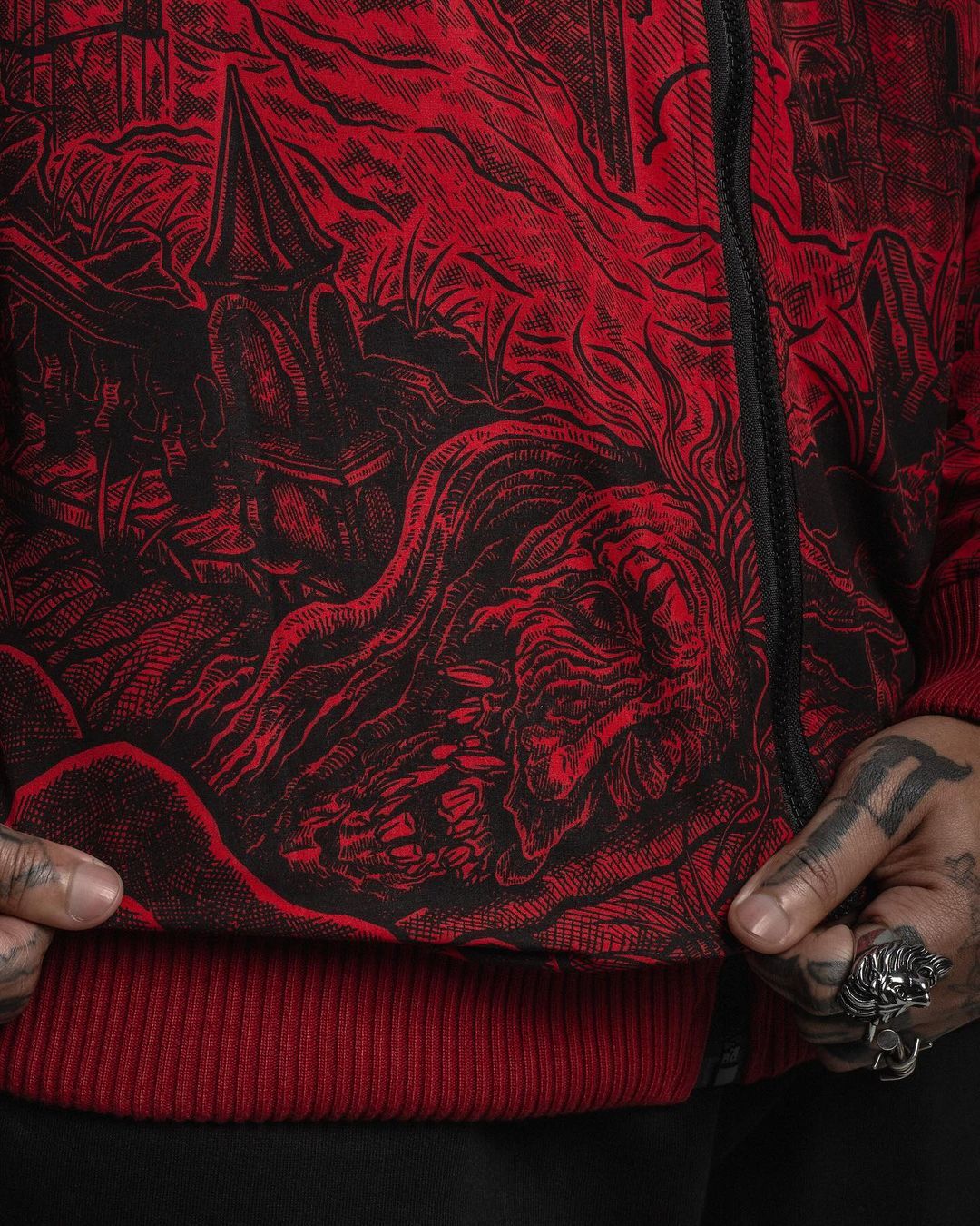 Bloodborne Reversible Bomber Jacket