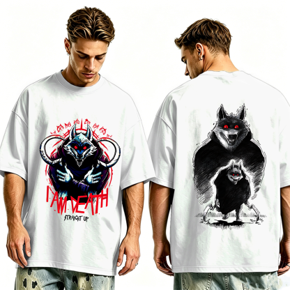 The Wolf Vintage Oversized T-shirt/Crewneck/Hoodie